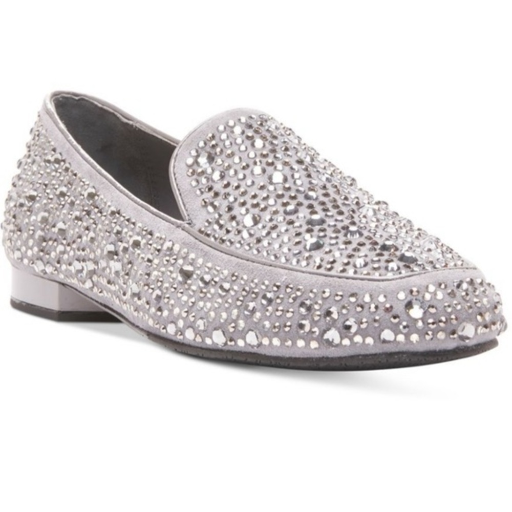Nwot Donald J. Pliner Helen Sparkle Studded Loafers